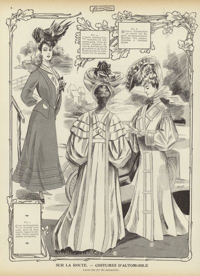 Femina divatja alkotó: French School