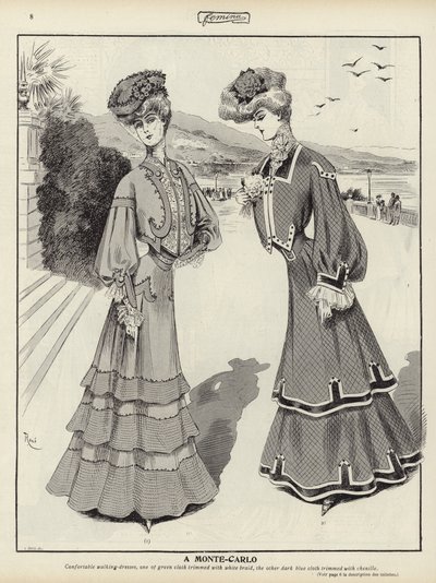Femina divatja alkotó: French School