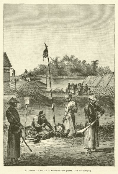 The Tonein Police (metszet) alkotó: French School