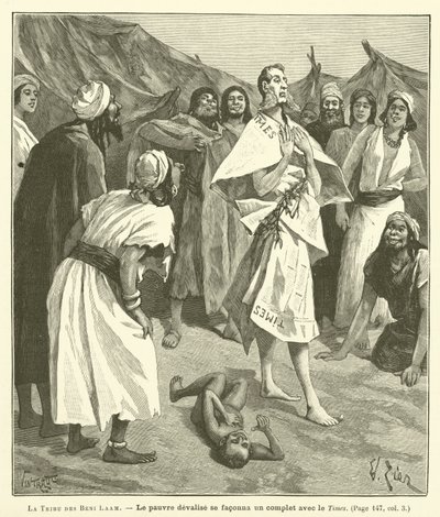 A Beni Laam törzs (metszet) alkotó: French School