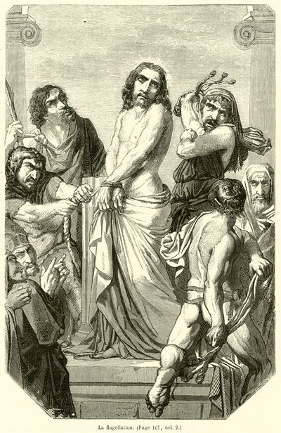 La flagellation (metszet) alkotó: French School