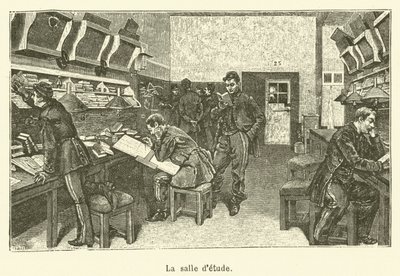 A gravírozóterem alkotó: French School