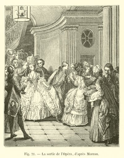 Elhagyni az Operát, Moreau után alkotó: French School