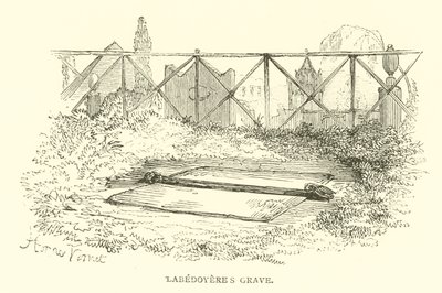 Labedoyere sírja (metszet) alkotó: French School