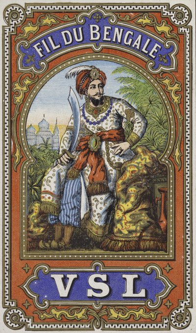 Címke a bengáli cérnához alkotó: French School