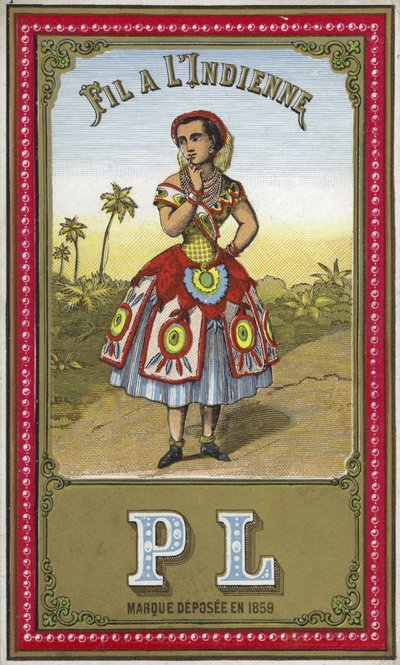 Címke indiai cérnához alkotó: French School