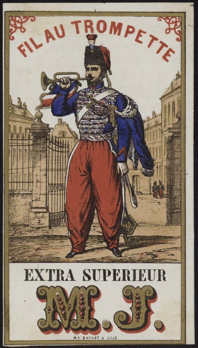 Címke trombitás szálhoz alkotó: French School