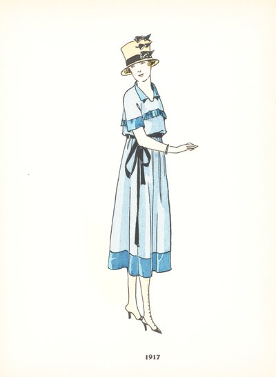 Női divat, 1917 alkotó: French School