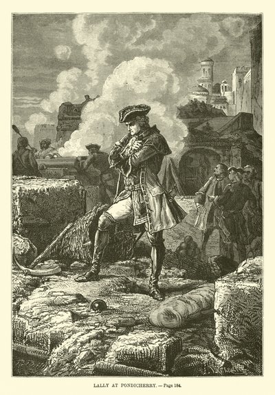 Lally Pondicherryben alkotó: French School