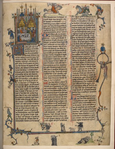 Lancelot-Grail (The Prose Vulgate Cycle), Add MS 10294/1 f.1dr alkotó: French School