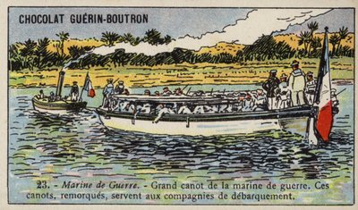Nagy francia haditengerészet vágó (chromolitho) alkotó: French School