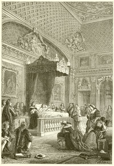 Lajos király utolsó pillanatai XIV alkotó: French School