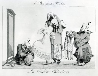 Le Bon Genre – A kínai vécé, 1813 alkotó: French School