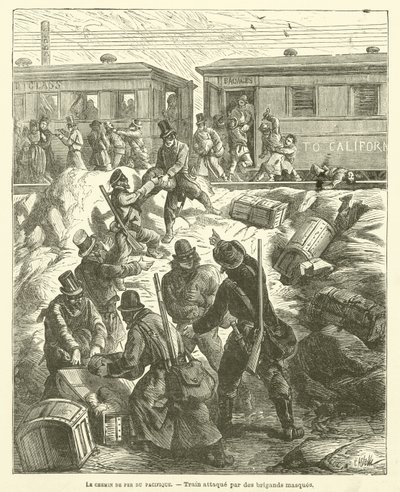 The Pacific Railroad (metszet) alkotó: French School
