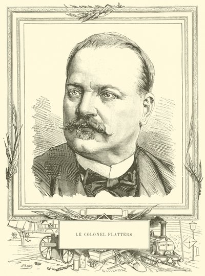 Le Colonel Flatters (metszet) alkotó: French School