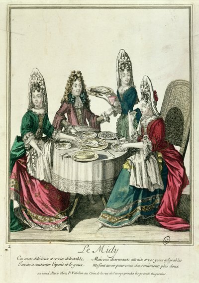 Le Midy, a 17. század vége alkotó: French School