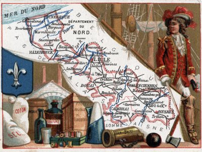 Le Nord (59), Nord Pas De Calais (Nord-Pas de Calais), Franciaország. Jean Bart portréja (Jan Bart vagy Jan Baert alkotó: French School