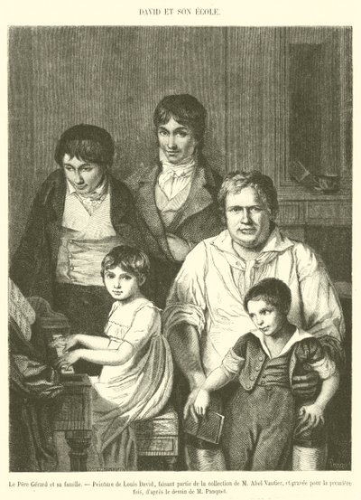 Gerard atya és családja (metszet) alkotó: French School