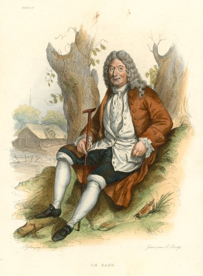 Le Sage (színes metszet) alkotó: French School