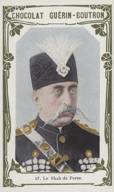 Le Shah de Perse (színes fotó) alkotó: French School