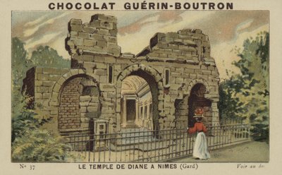 Diana temploma Nimes-ben, Gardban alkotó: French School