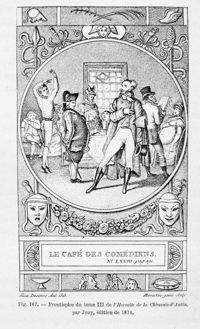 Le cafe des Comediens, Jouy "L