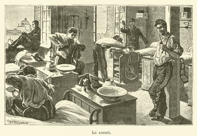 Le casert (metszet) alkotó: French School