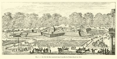 A Fort du Roi a Palais-Royal kertjében épült 1651-ben alkotó: French School