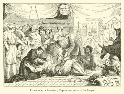 A molnáré a gyűrű; egy korabeli metszetről alkotó: French School