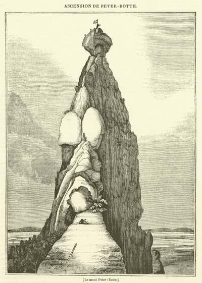 Peter-Botte-hegy (metszet) alkotó: French School