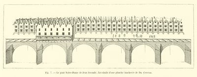 A Notre-Dame híd, Jean Joconde, egy befejezetlen tányér fakszimile, Du Cerceau alkotó: French School