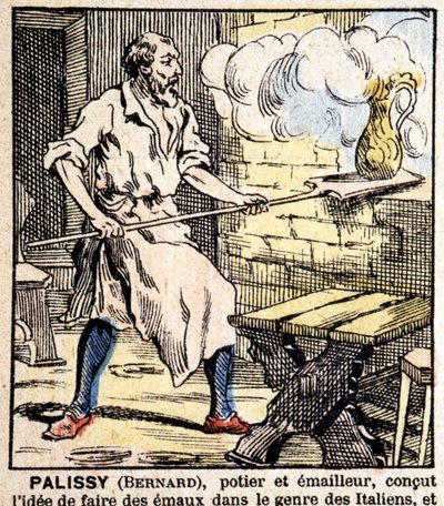 Le potier enamailleur Bernard Palissy - imagerie d
