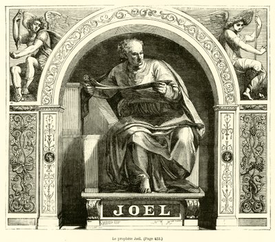 Joel próféta (metszet) alkotó: French School