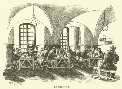 A refektórium (metszet) alkotó: French School