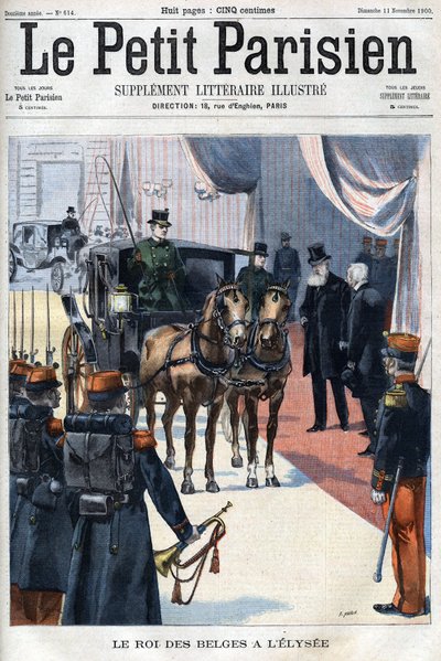 II. Lipót belga királyt 1900-ban L