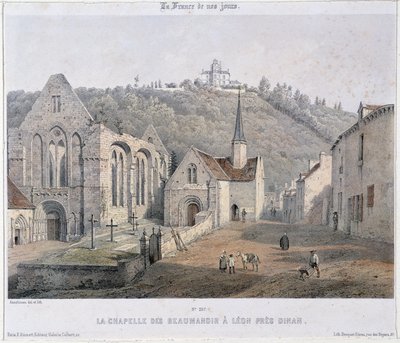 Lehon apátság és Beaumanoir kápolna Dinan közelében alkotó: French School