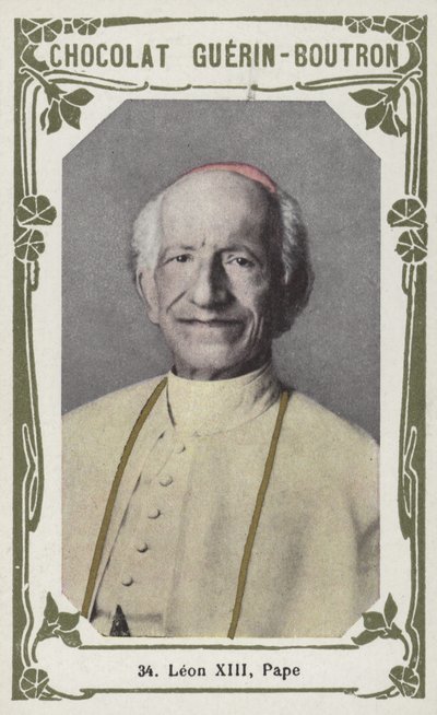 Leon XIII, Pape (színes fotó) alkotó: French School