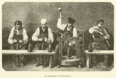 The Butchers and the Stringers (metszet) alkotó: French School