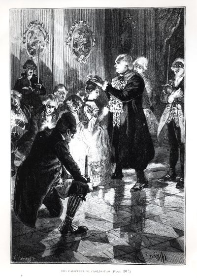 Cagliostro galambjai, a Les Merveilles de la Science illusztrációja, Louis Figuier 1819-94), megjelent Párizsban, 1893 alkotó: French School