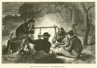 Queensland telepesei (metszet) alkotó: French School
