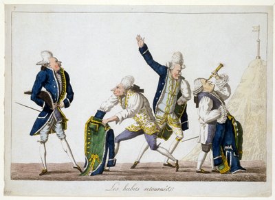 The Returned Habits, 1815 körül (kézzel színezett metszet) alkotó: French School