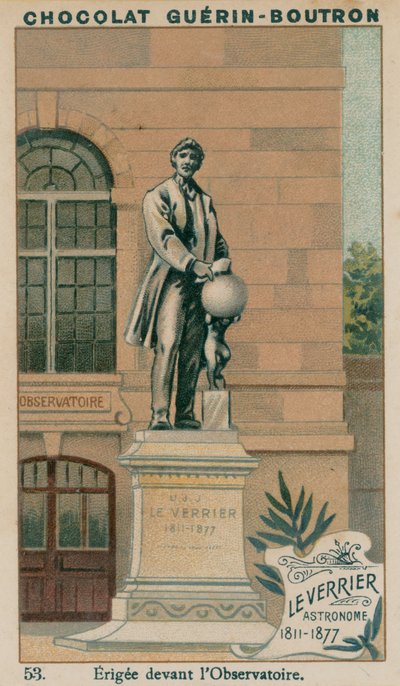 Leverrier csillagász, 1811-1877, a csillagvizsgáló előtt állították fel alkotó: French School