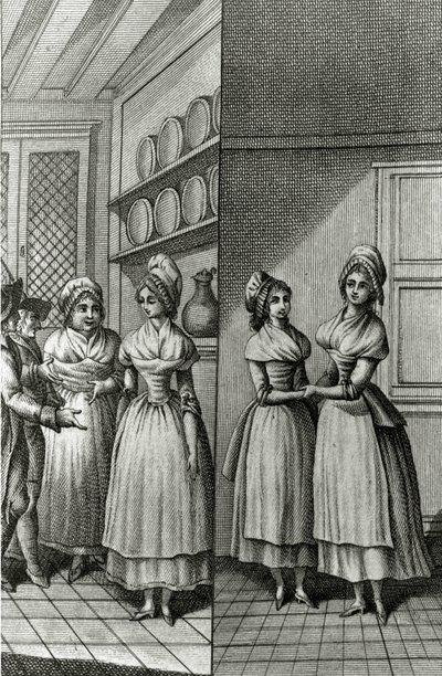 Libertinage - „A Francia Köztársaság egyik nőjének története napról napra”, Restif de La Bretonne (1734-1806), Genf 1791-1794. alkotó: French School