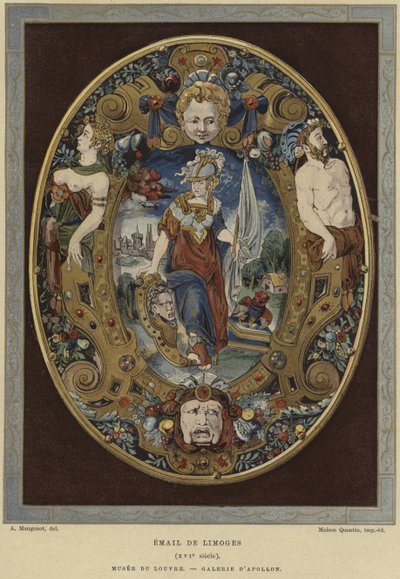 Limoges-i zománc, 16. század alkotó: French School