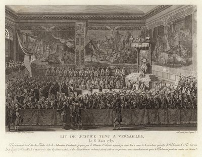 Lit de Justice Versailles-ban alkotó: French School