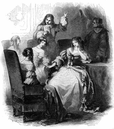 Irodalmi szalon: Jean Renaud de Segrais költő (1624-1701) Anne Marie Louise d