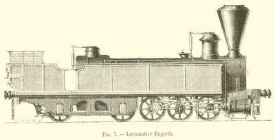 Locomotive Engerth (metszet) alkotó: French School