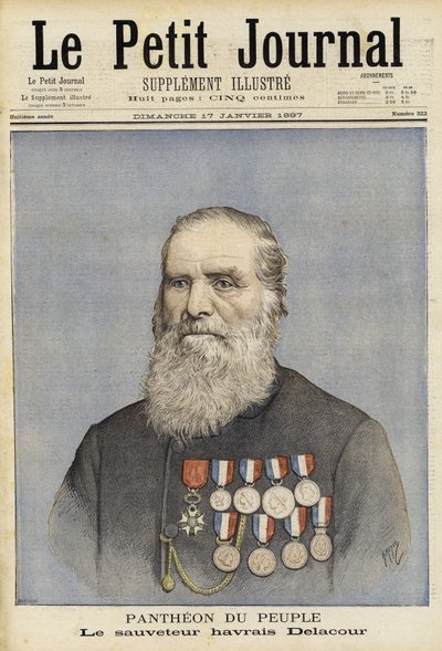Louis-Joseph-Andre Delacour francia tengerész és életmentő alkotó: French School