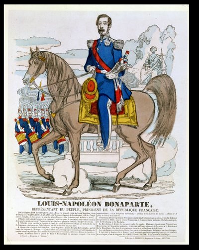 Louis-Napoleon Bonaparte (1808-73) leendő Napóleon III, 1849 alkotó: French School