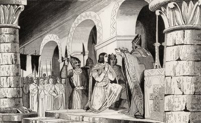 III. Lajos (863-82) és Carloman (865-84) együtt koronázták meg Colart "Histoire de France" című művéből, amely 1840 körül jelent meg alkotó: French School